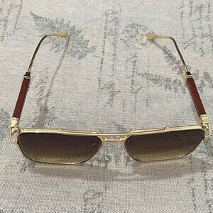 Cartier Sunglasses - Wooden Temples Decoration